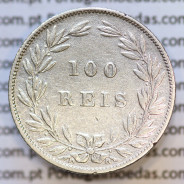 Moeda 100 Réis Prata 1886 ou Tostão Prata 1886 (MBC) - Rei D. LUIS I - World Coins Portugal KM 510