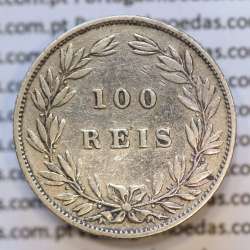 Moeda 100 Réis Prata 1886 ou Tostão Prata 1886 (BC) - Rei D. LUIS I - World Coins Portugal KM 510