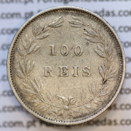 Moeda 100 Réis Prata 1886 ou Tostão Prata 1886 (BC) - Rei D. LUIS I - World Coins Portugal KM 510