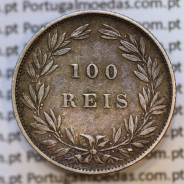 Moeda 100 Réis Prata 1889 ou Tostão Prata 1889 (MBC+/BELA) - Rei D. LUIS I - World Coins Portugal KM 510