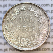 Moeda 100 Réis Prata 1889 ou Tostão Prata 1889 (MBC+/BELA) - Rei D. LUIS I - World Coins Portugal KM 510