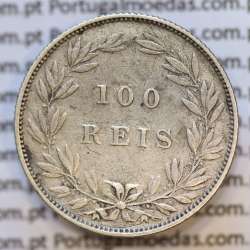 Moeda 100 Réis Prata 1889 ou Tostão Prata 1889 (MBC) - Rei D. LUIS I - World Coins Portugal KM 510