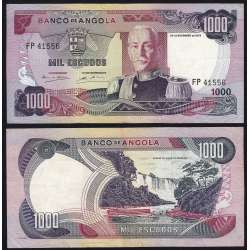Nota de 1000 Escudos 1972 Marechal Carmona, 1000$00 24/11/1972 - Banco de Angola (Pouco Circulada) Nota de 1000 Escudos 1972 Marechal Carmona, 1000$00 24/11/1972 - Banco de Angola (Pouco Circulada)