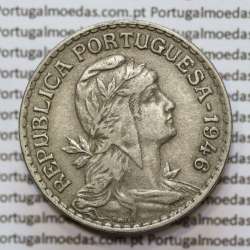 MOEDA DE UM ESCUDO (1$00) ALPACA 1946 BELA