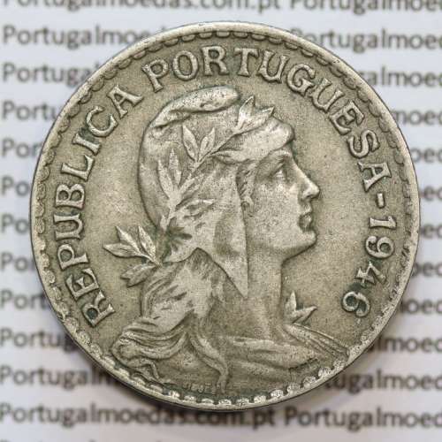 MOEDA DE UM ESCUDO (1$00) ALPACA 1946 MBC+