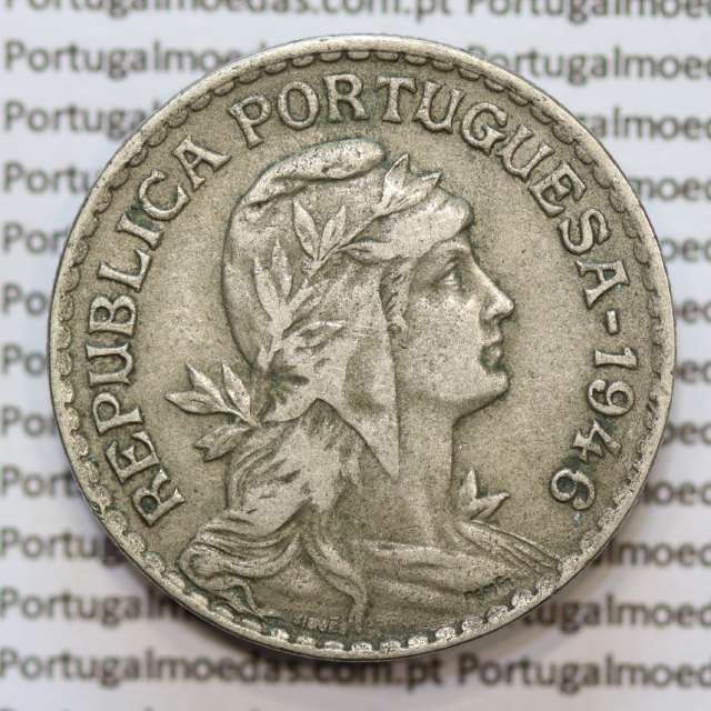 MOEDA DE UM ESCUDO (1$00) ALPACA 1946 MBC+