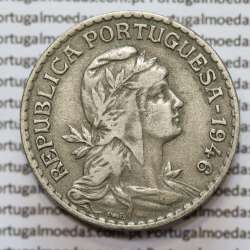 MOEDA DE UM ESCUDO (1$00) ALPACA 1946 MBC+