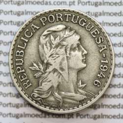 MOEDA DE UM ESCUDO (1$00) ALPACA 1946 MBC+
