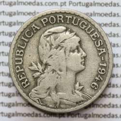 MOEDA DE UM ESCUDO (1$00) ALPACA 1946 MBC MOEDA DE UM ESCUDO (1$00) ALPACA 1946 MBC