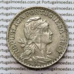 MOEDA DE UM ESCUDO (1$00) ALPACA 1951 BELA