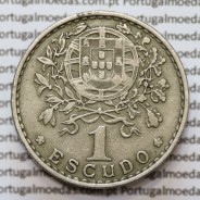 MOEDA DE UM ESCUDO (1$00) ALPACA 1951 MBC
