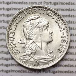 1 Escudo 1952 Alpaca, 1$00 1952 alpaca Republica Portuguesa, (Soberba), World Coins Portugal KM 578