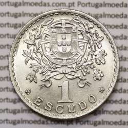 1 Escudo 1952 Alpaca, 1$00 1952 alpaca Republica Portuguesa, (Soberba), World Coins Portugal KM 578