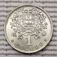 Portugal, coin of 1 Escudo 1952 Alpaca of the Portuguese Republic, (UNC), World Coins Portugal KM 578