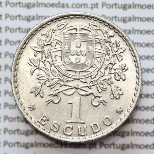 1 Escudo 1952 Alpaca, 1$00 1952 alpaca Republica Portuguesa, (Soberba), World Coins Portugal KM 578