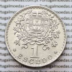 MOEDA DE UM ESCUDO (1$00) ALPACA 1952 BELA