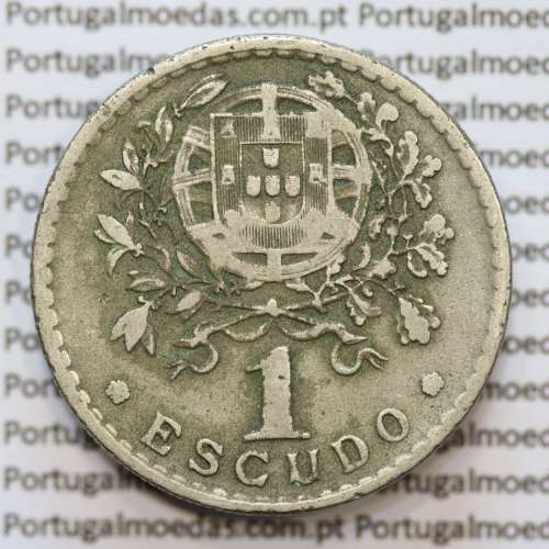 MOEDA DE UM ESCUDO (1$00) ALPACA 1952 MBC