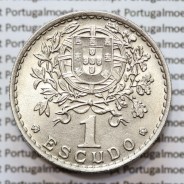 MOEDA DE UM ESCUDO (1$00) ALPACA 1957 BELA