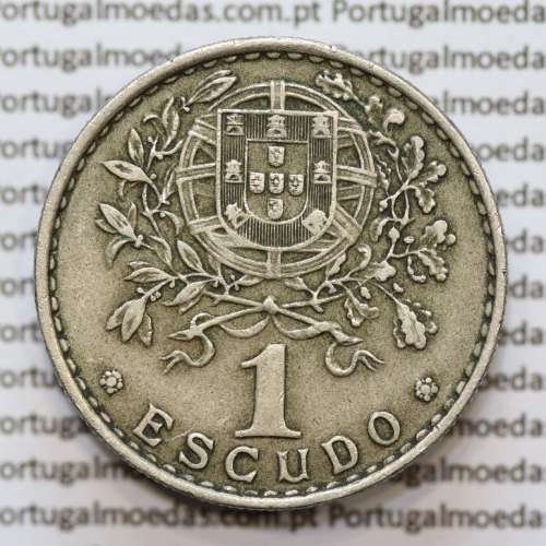 MOEDA DE UM ESCUDO (1$00) ALPACA 1957 MBC+