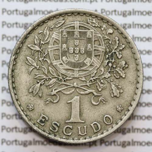 MOEDA DE UM ESCUDO (1$00) ALPACA 1957 MBC+