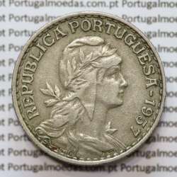 MOEDA DE UM ESCUDO (1$00) ALPACA 1957 MBC+ MOEDA DE UM ESCUDO (1$00) ALPACA 1957 MBC+