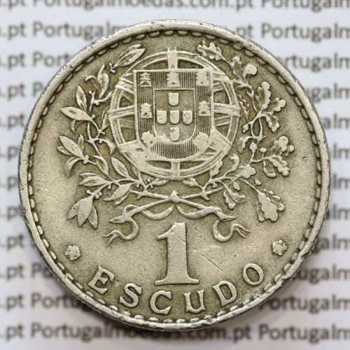 MOEDA DE UM ESCUDO (1$00) ALPACA 1957 MBC+