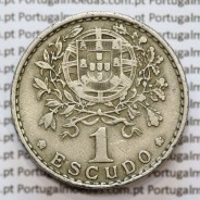 MOEDA DE UM ESCUDO (1$00) ALPACA 1957 MBC+