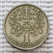 MOEDA DE UM ESCUDO (1$00) ALPACA 1957 MBC