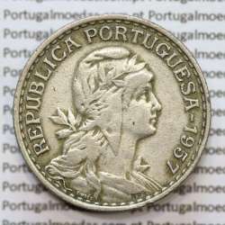 MOEDA DE UM ESCUDO (1$00) ALPACA 1957 MBC