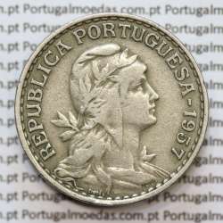 MOEDA DE UM ESCUDO (1$00) ALPACA 1957 MBC MOEDA DE UM ESCUDO (1$00) ALPACA 1957 MBC