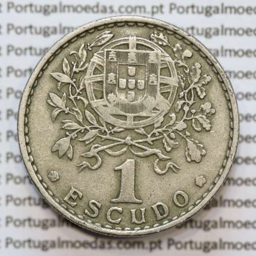 MOEDA DE UM ESCUDO (1$00) ALPACA 1957 MBC