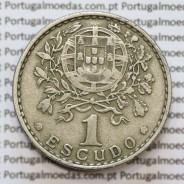 MOEDA DE UM ESCUDO (1$00) ALPACA 1957 MBC