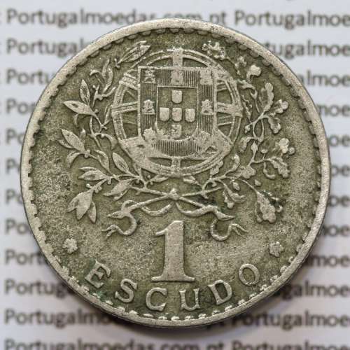 MOEDA DE UM ESCUDO (1$00) ALPACA 1957 MBC