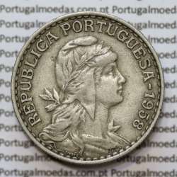 MOEDA DE UM ESCUDO (1$00) ALPACA 1958 MBC+ MOEDA DE UM ESCUDO (1$00) ALPACA 1958 MBC+