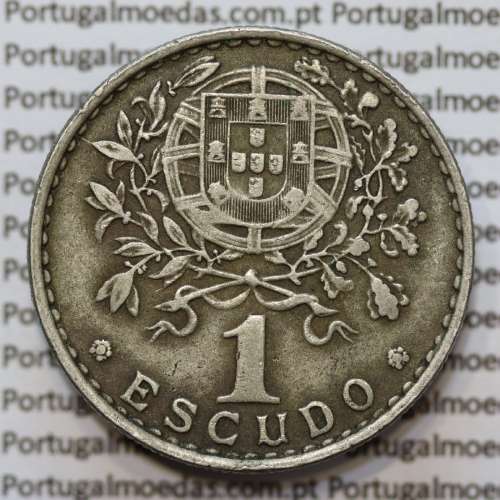 MOEDA DE UM ESCUDO (1$00) ALPACA 1958 MBC+