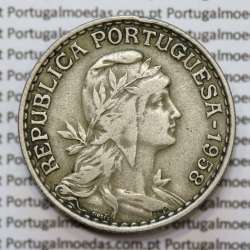 MOEDA DE UM ESCUDO (1$00) ALPACA 1958 MBC+