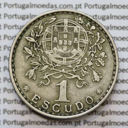 MOEDA DE UM ESCUDO (1$00) ALPACA 1958 MBC+