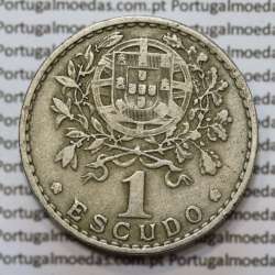 MOEDA DE UM ESCUDO (1$00) ALPACA 1958 MBC