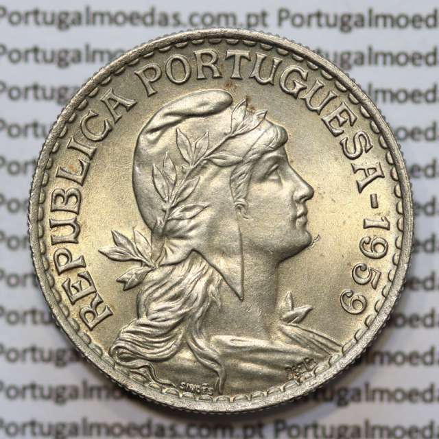 1 Escudo 1959 Alpaca, 1$00 1959 alpaca Republica Portuguesa, (Soberba), World Coins Portugal KM 578