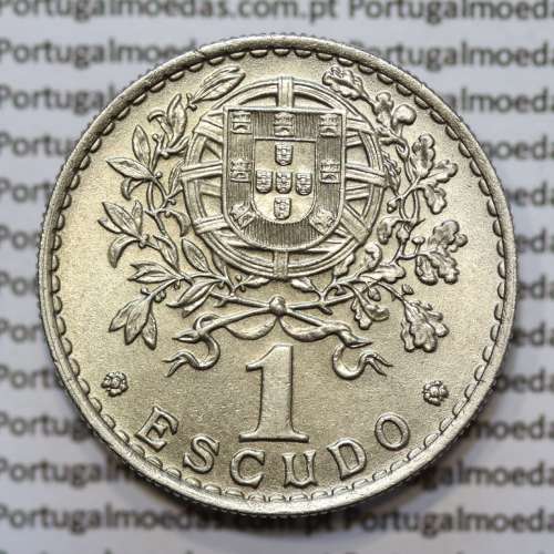 MOEDA DE UM ESCUDO (1$00) ALPACA 1959 BELA