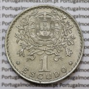 Moeda de 1 Escudo 1961 em Alpaca MBC+/BELA
