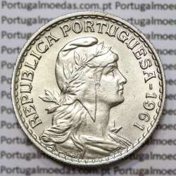 Moeda de 1 Escudo 1961 em Alpaca MBC+/BELA
