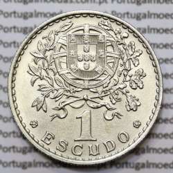 Moeda de 1 Escudo 1961 em Alpaca MBC+/BELA