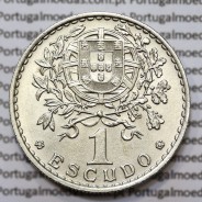 Moeda de 1 Escudo 1961 em Alpaca MBC+/BELA