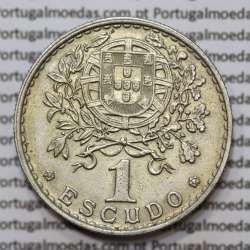 Moeda de 1 Escudo 1961 em Alpaca MBC+/BELA