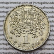 Moeda de 1 Escudo 1961 em Alpaca MBC+/BELA