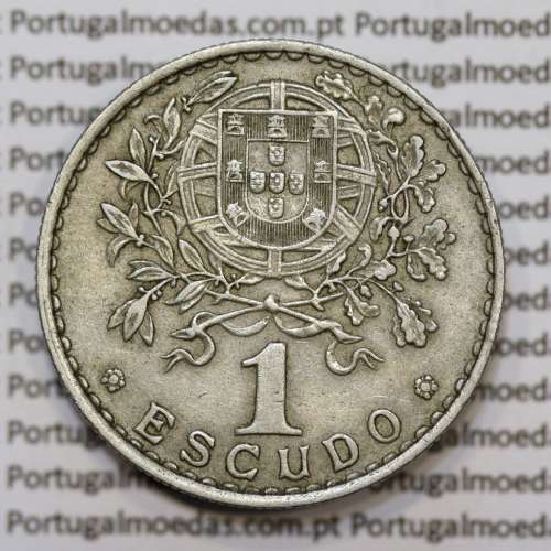 Moeda de 1 Escudo 1961 em Alpaca MBC+