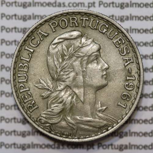 Moeda de 1 Escudo 1961 em Alpaca MBC+