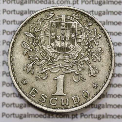 Moeda de 1 Escudo 1961 em Alpaca MBC+