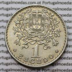 Moeda de 1 Escudo 1961 em Alpaca MBC+ Moeda de 1 Escudo 1961 em Alpaca MBC+